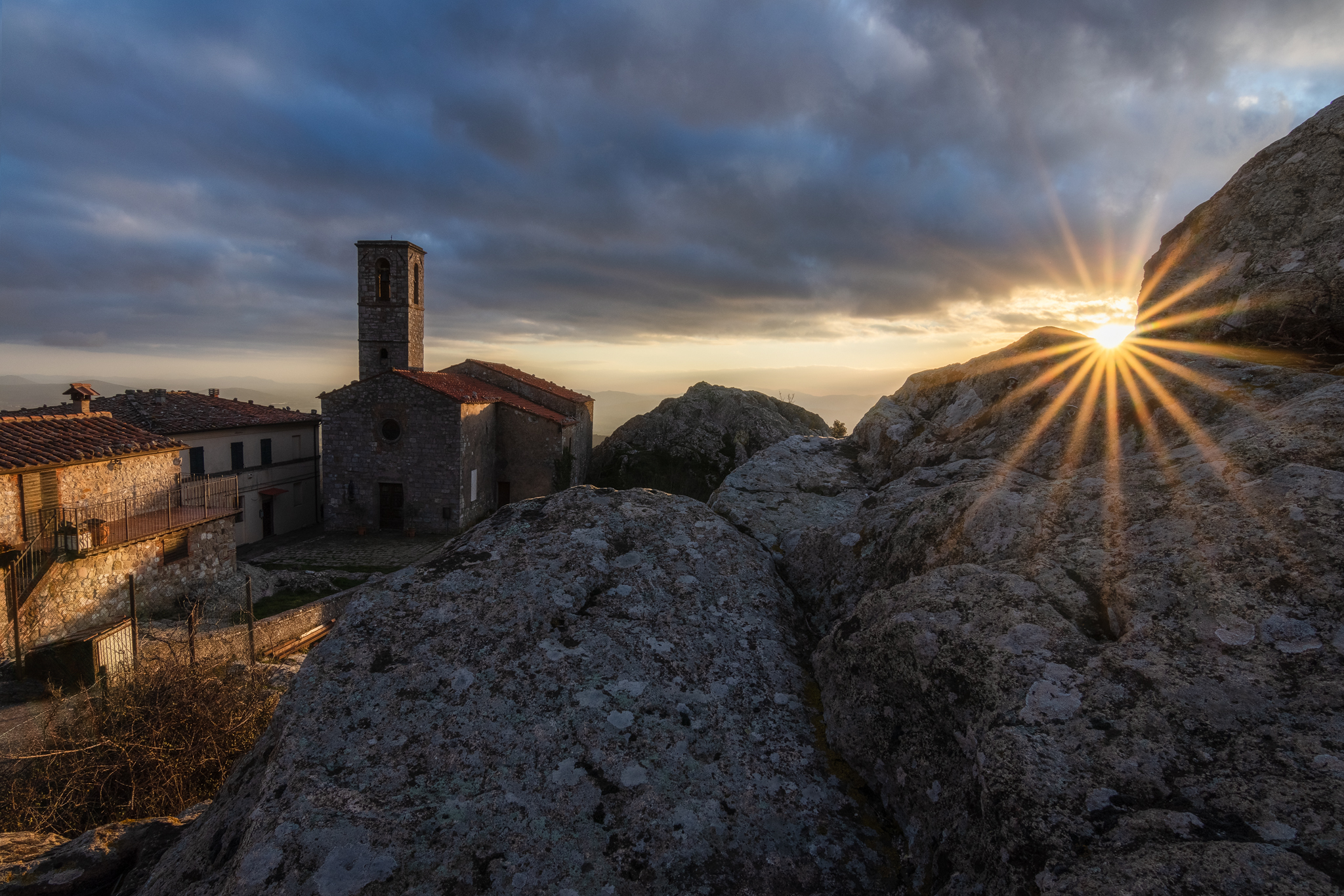 Sunset at the Rocca