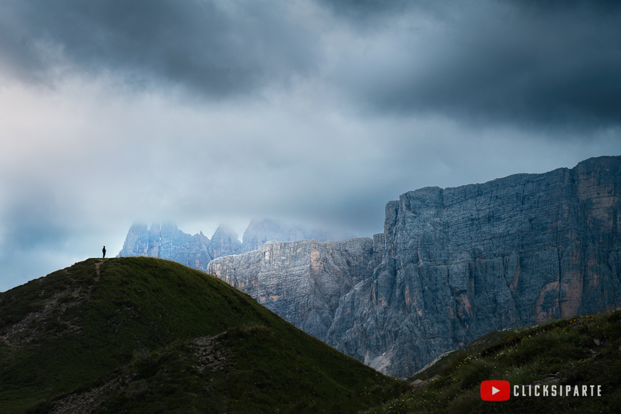 The sun in the storm, Passo Giau