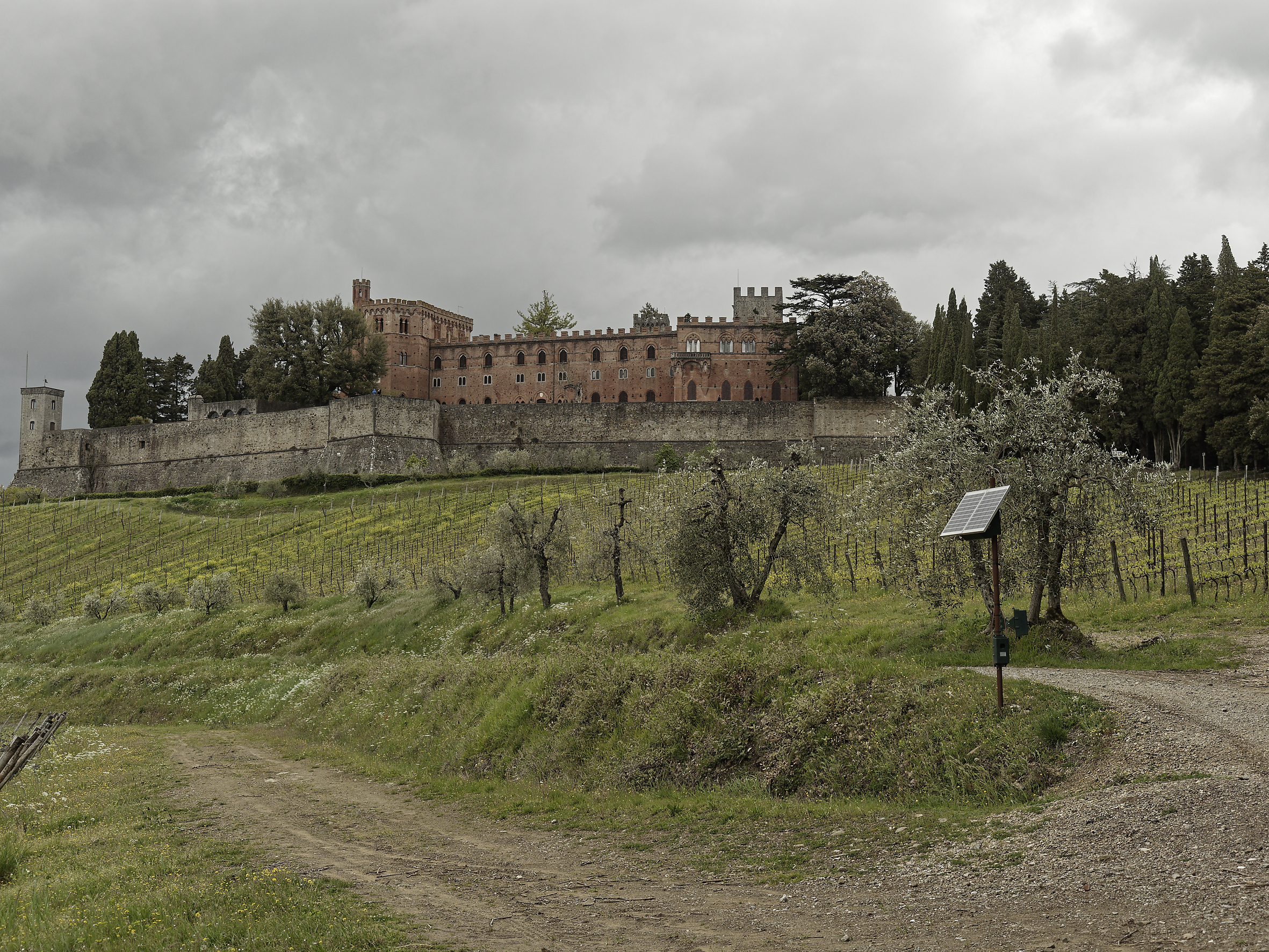 Around castles in Chianti