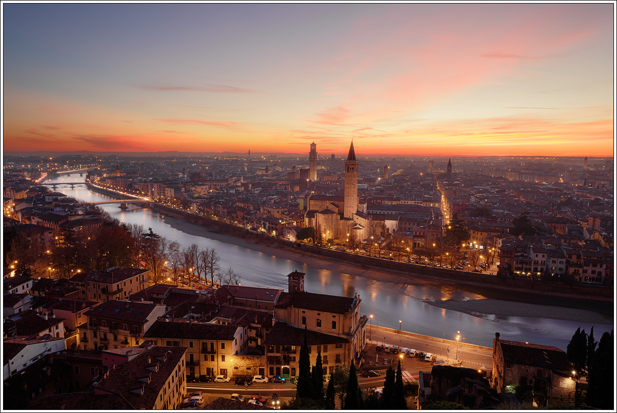 Verona At Dusk