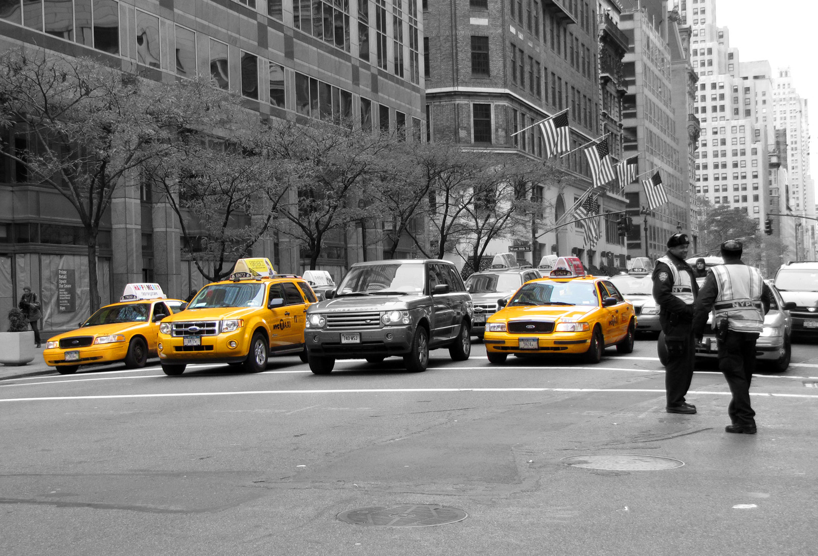The yellow in the Big Apple