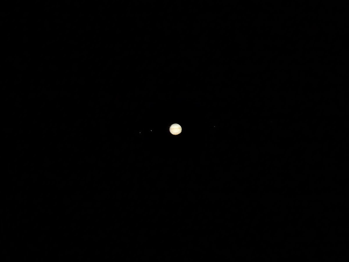 Jupiter with its moons