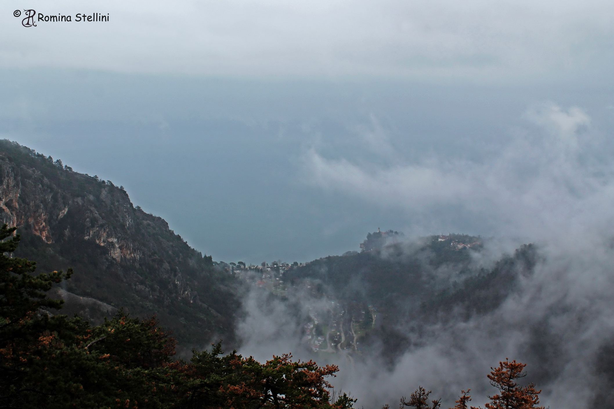 Draga Lovrana / Croatia, A foggy day
