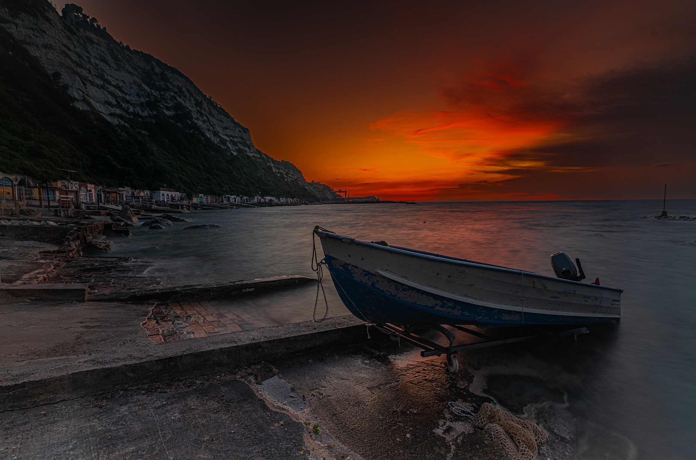 Blue Grotto Ancona Sunset
