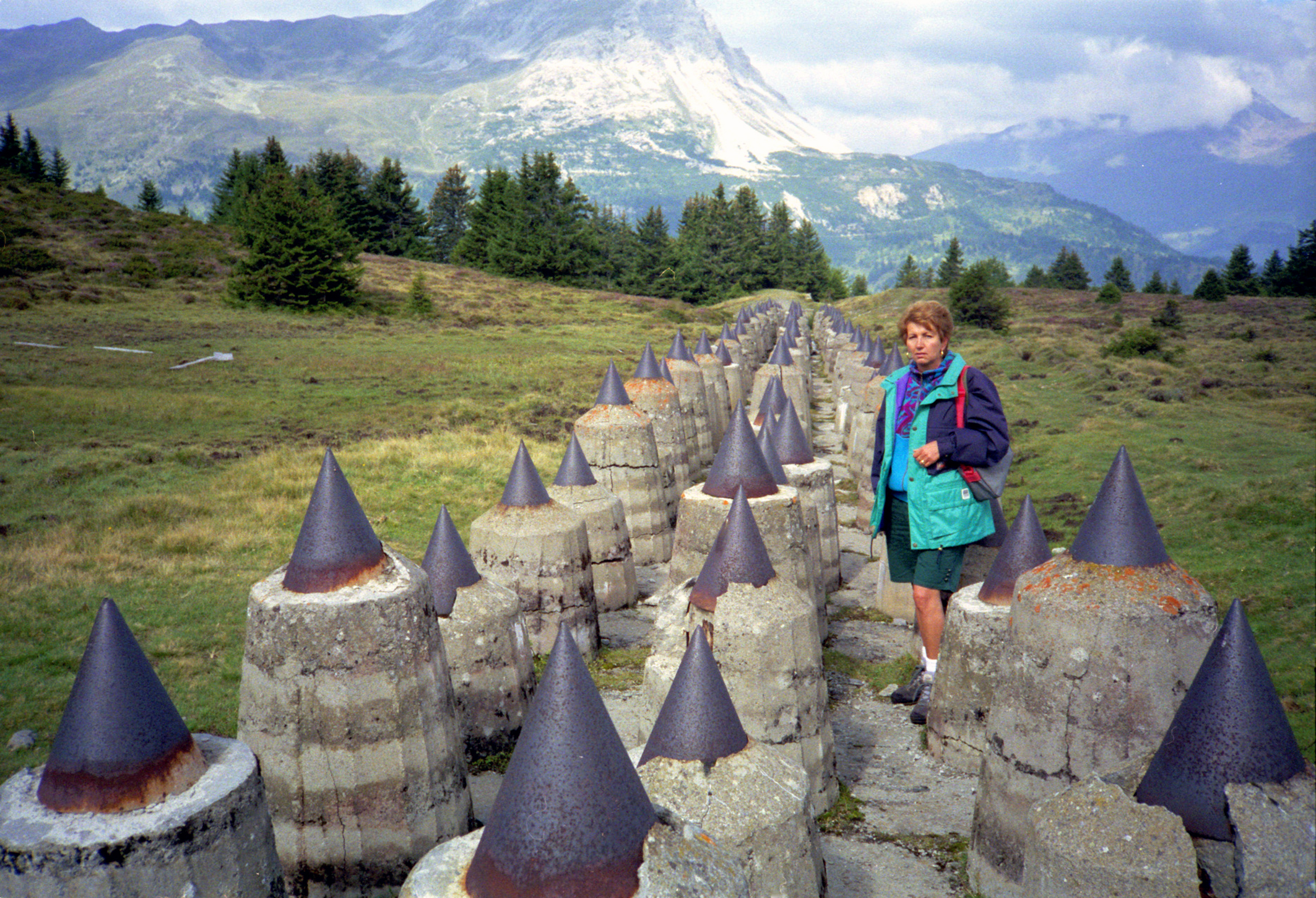 Border with Austria - anti-tank barriers
