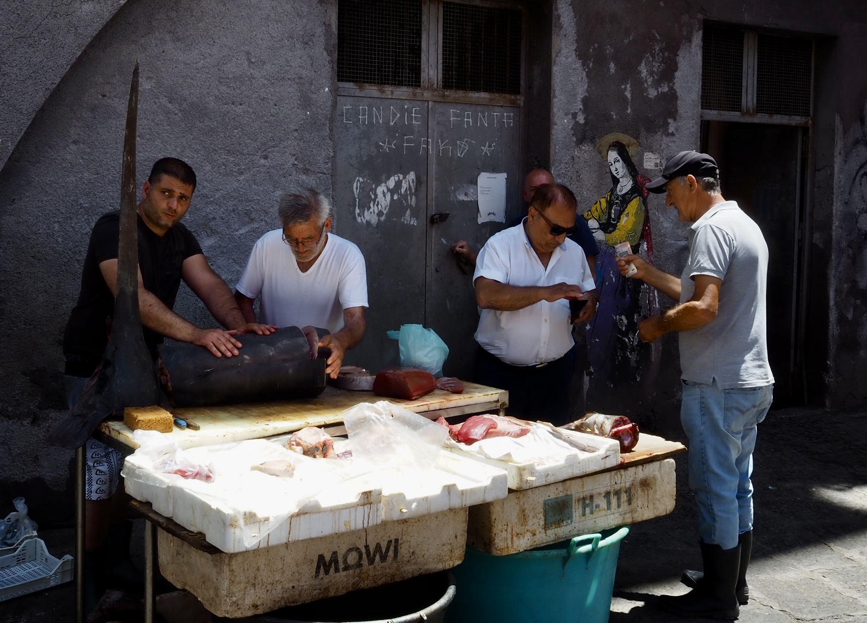 Al mercato del pesce