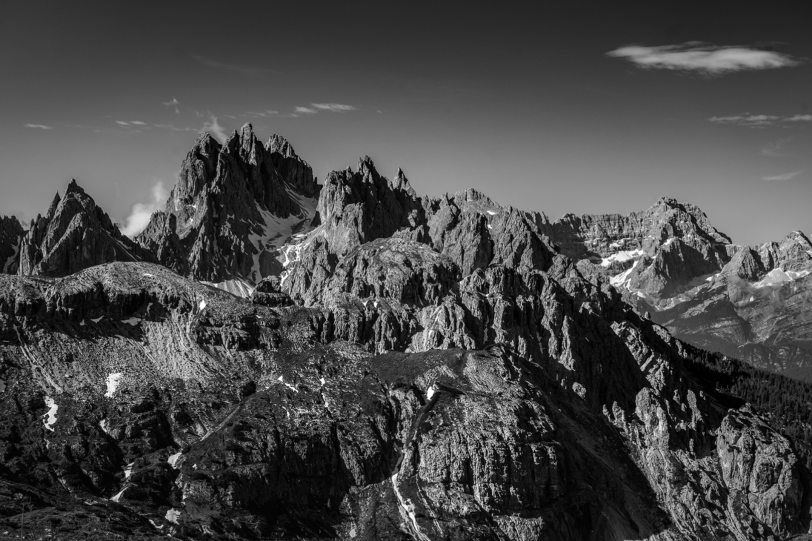 From the path to the Three Peaks