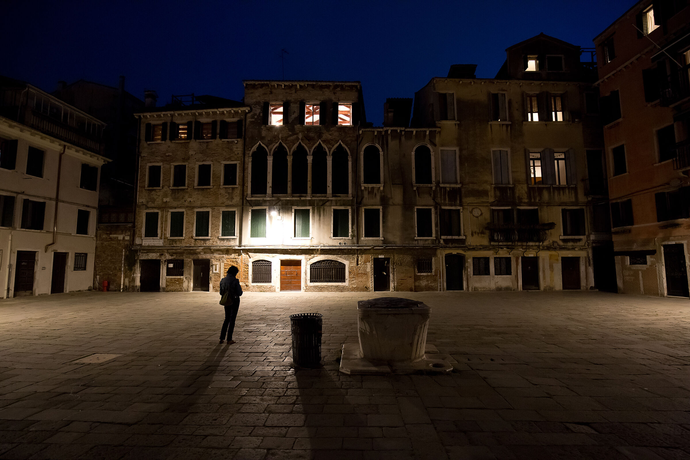 Campo nella notte