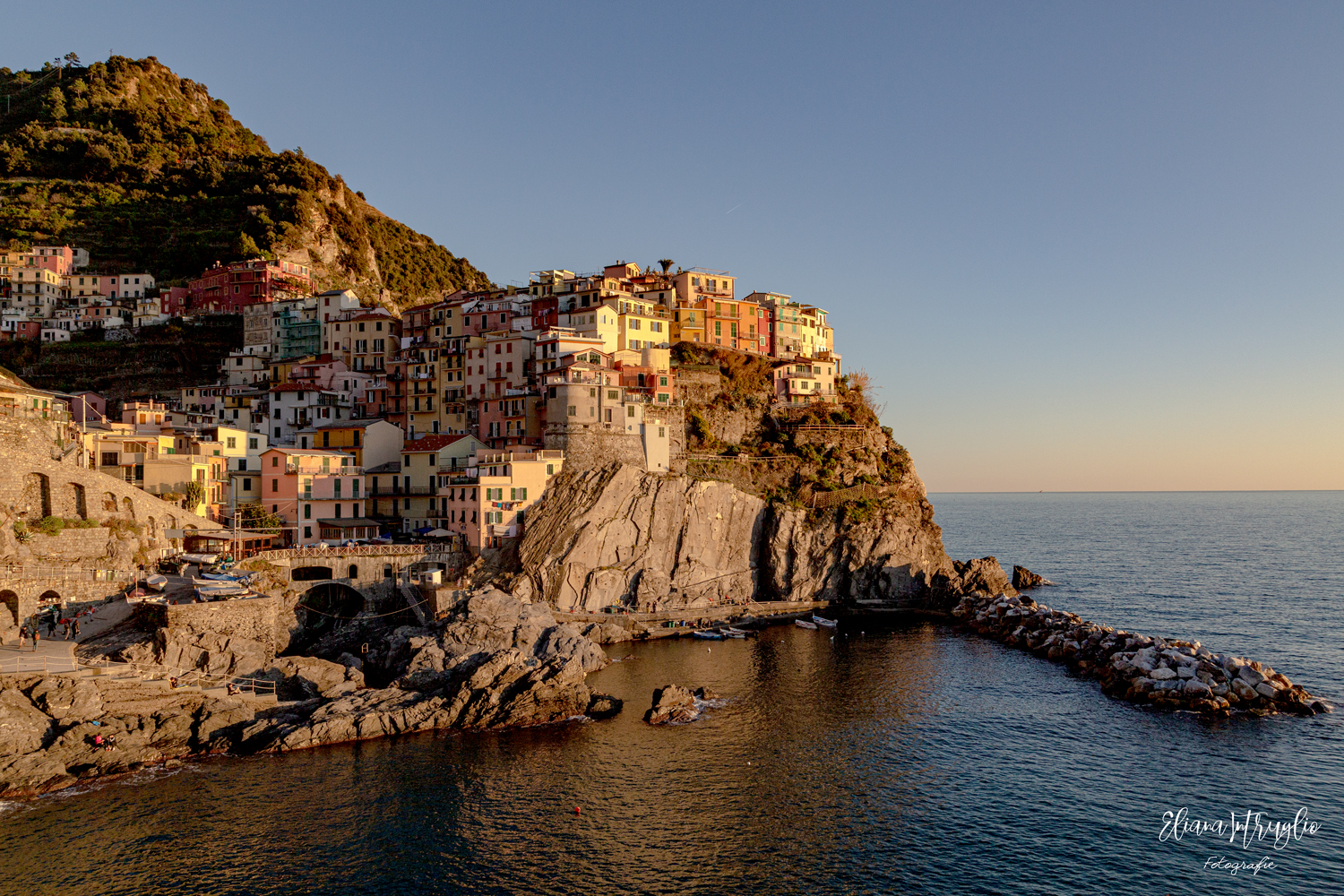 Sunset in Manarola