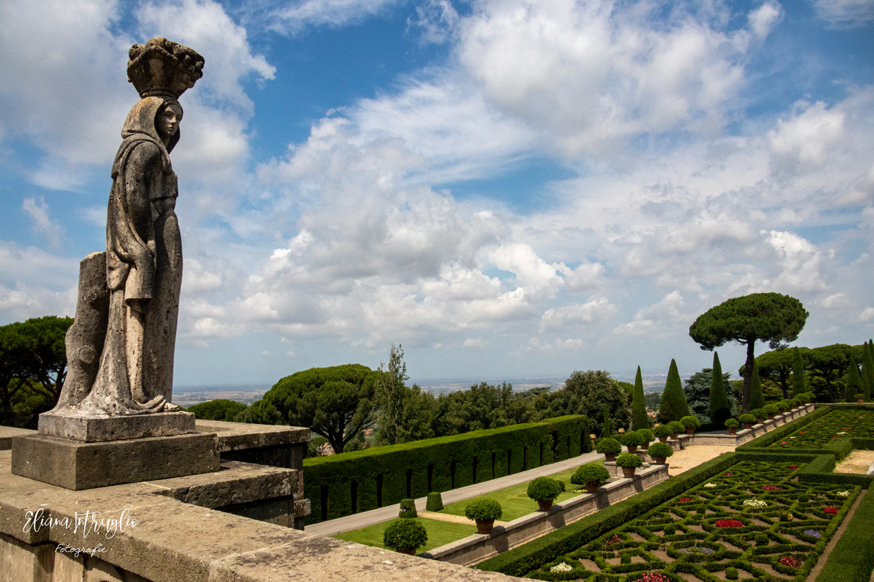 The gardens of Villa Barberini