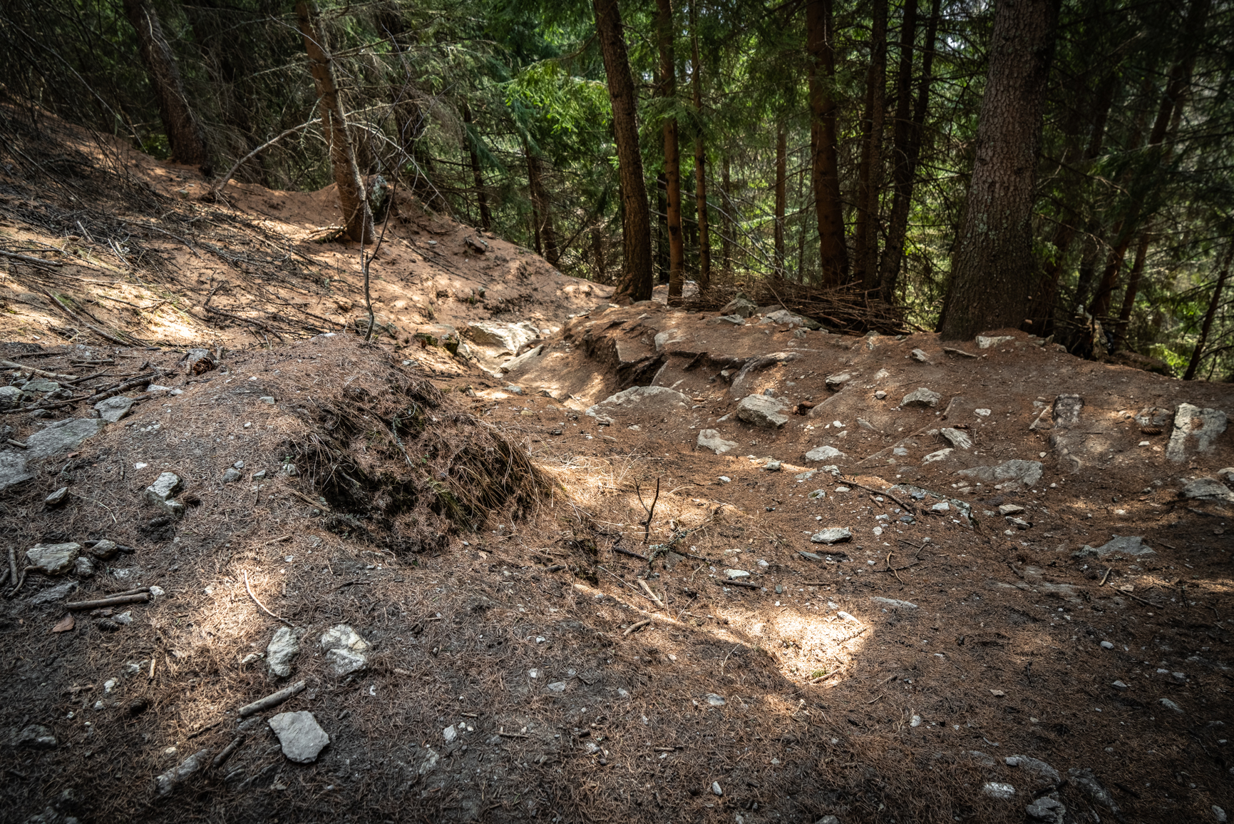 Courmayeur - Percorso verso il rifugio Bertone