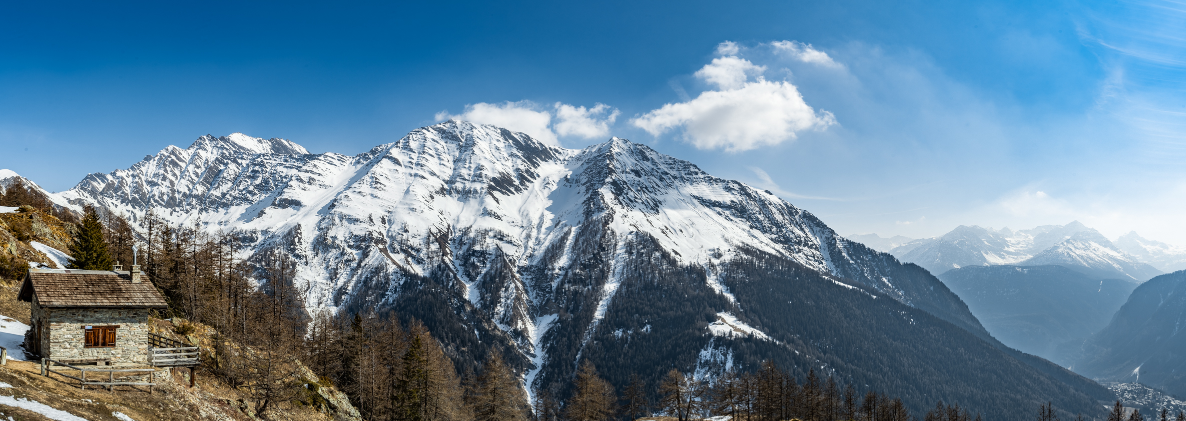 Courmayeur - View from the Bertone refuge