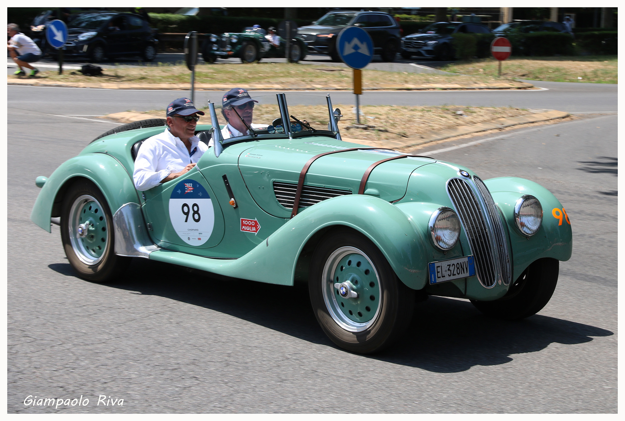 Mille miglia 2022 passage from Monza , BMW
