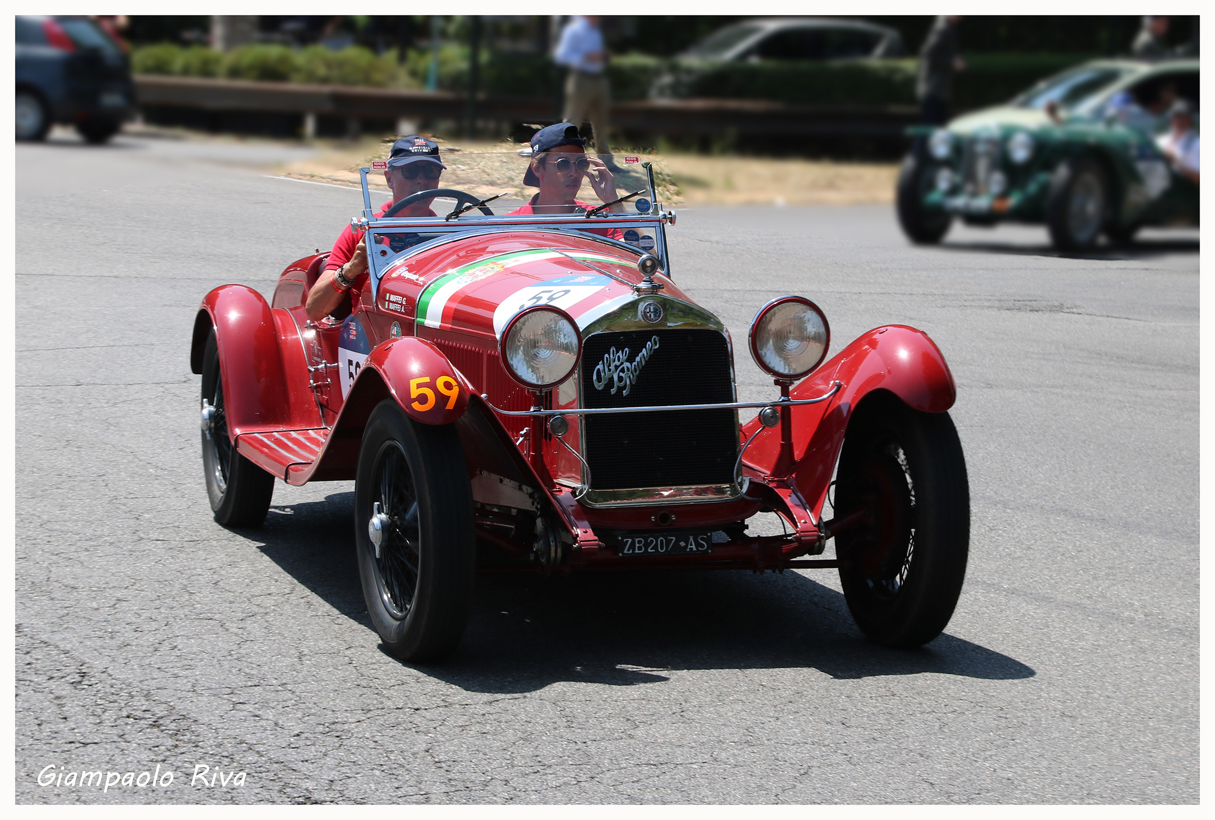 Mille miglia 2022 passage from Monza, Alfa Romeo