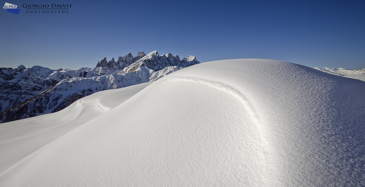 Like white dunes in the desert