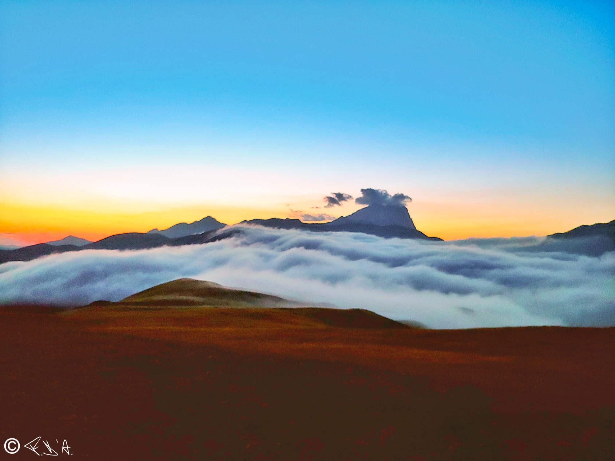 Towards the Gran Sasso