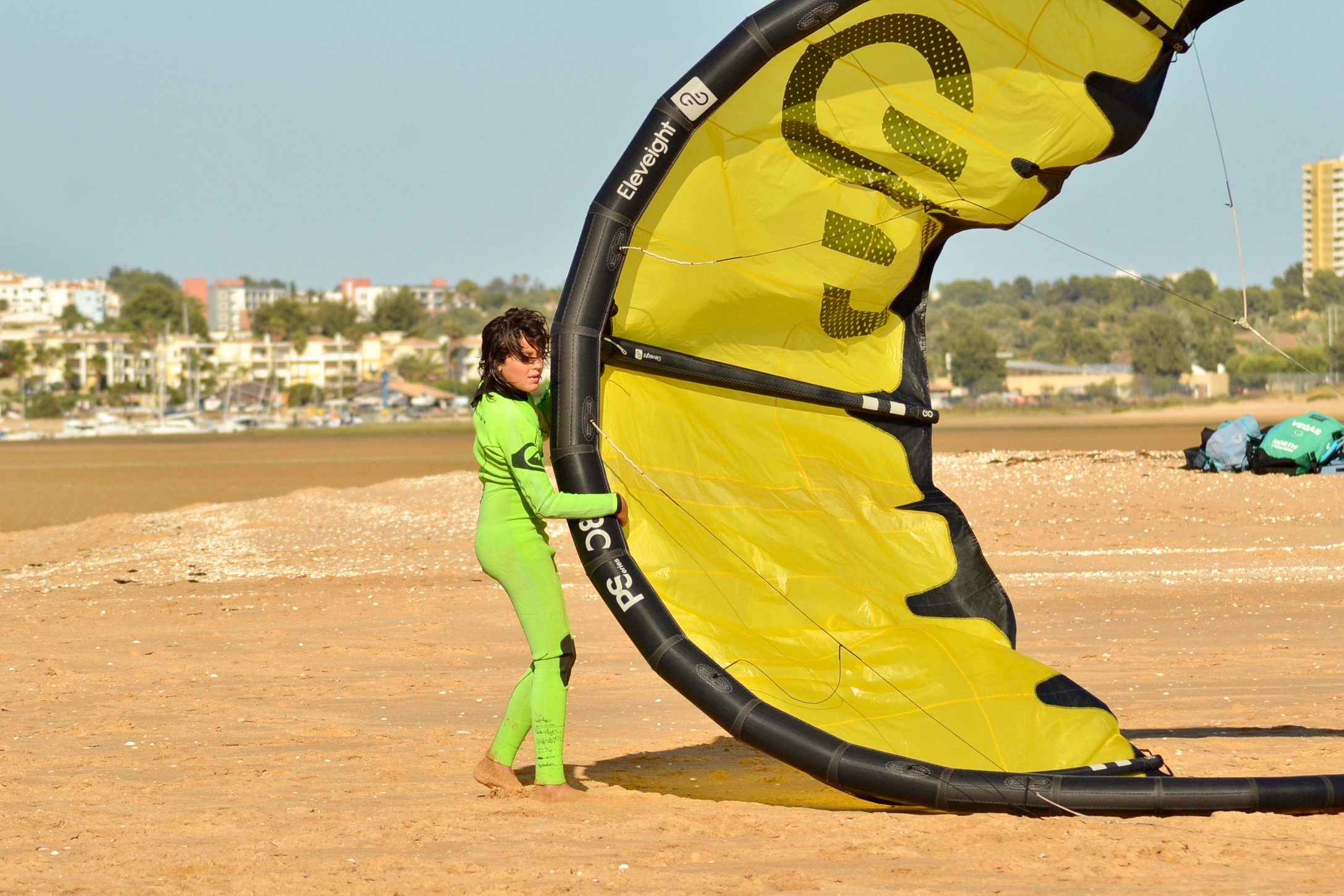 kite launch at Alvor