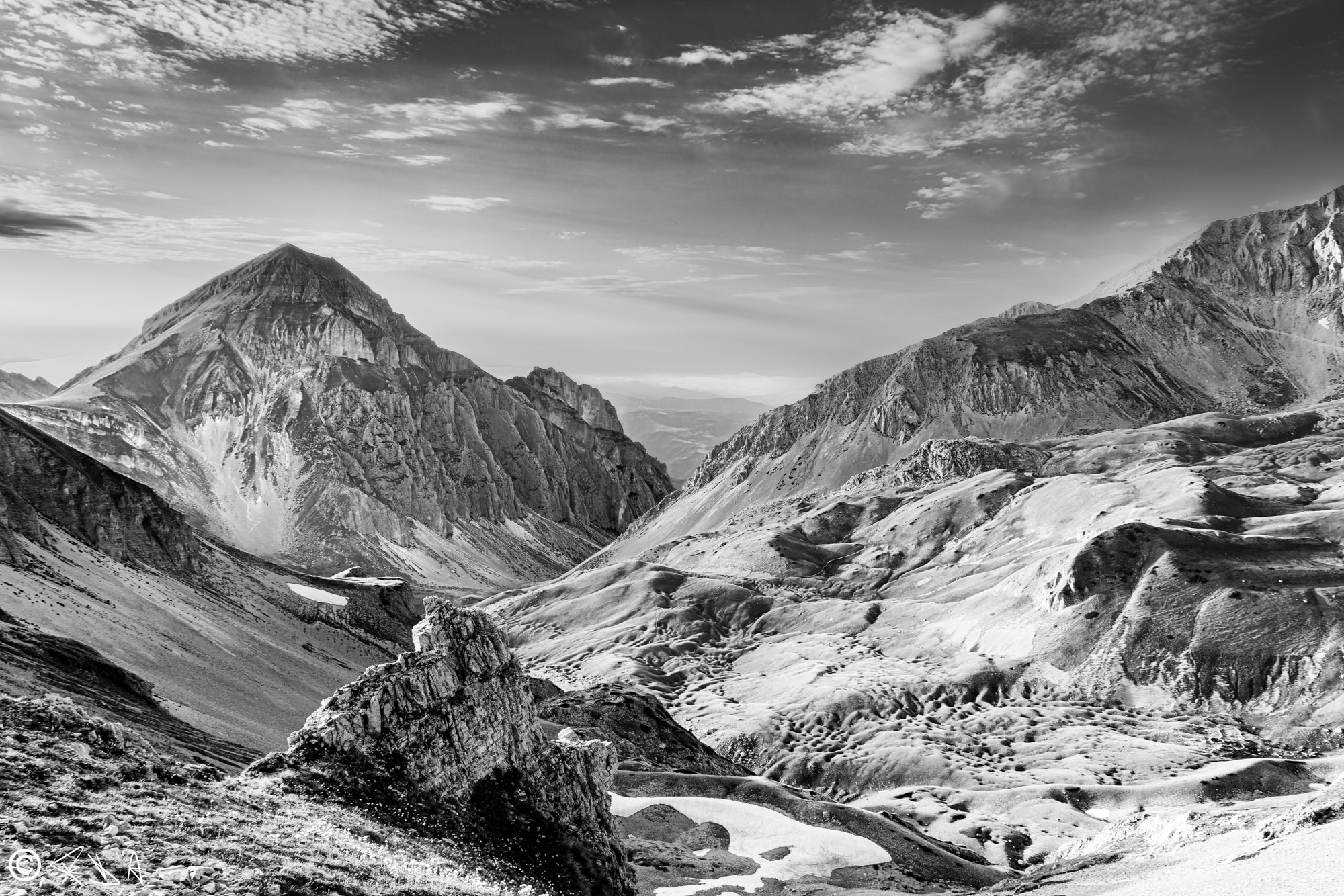 Gran Sasso B/W