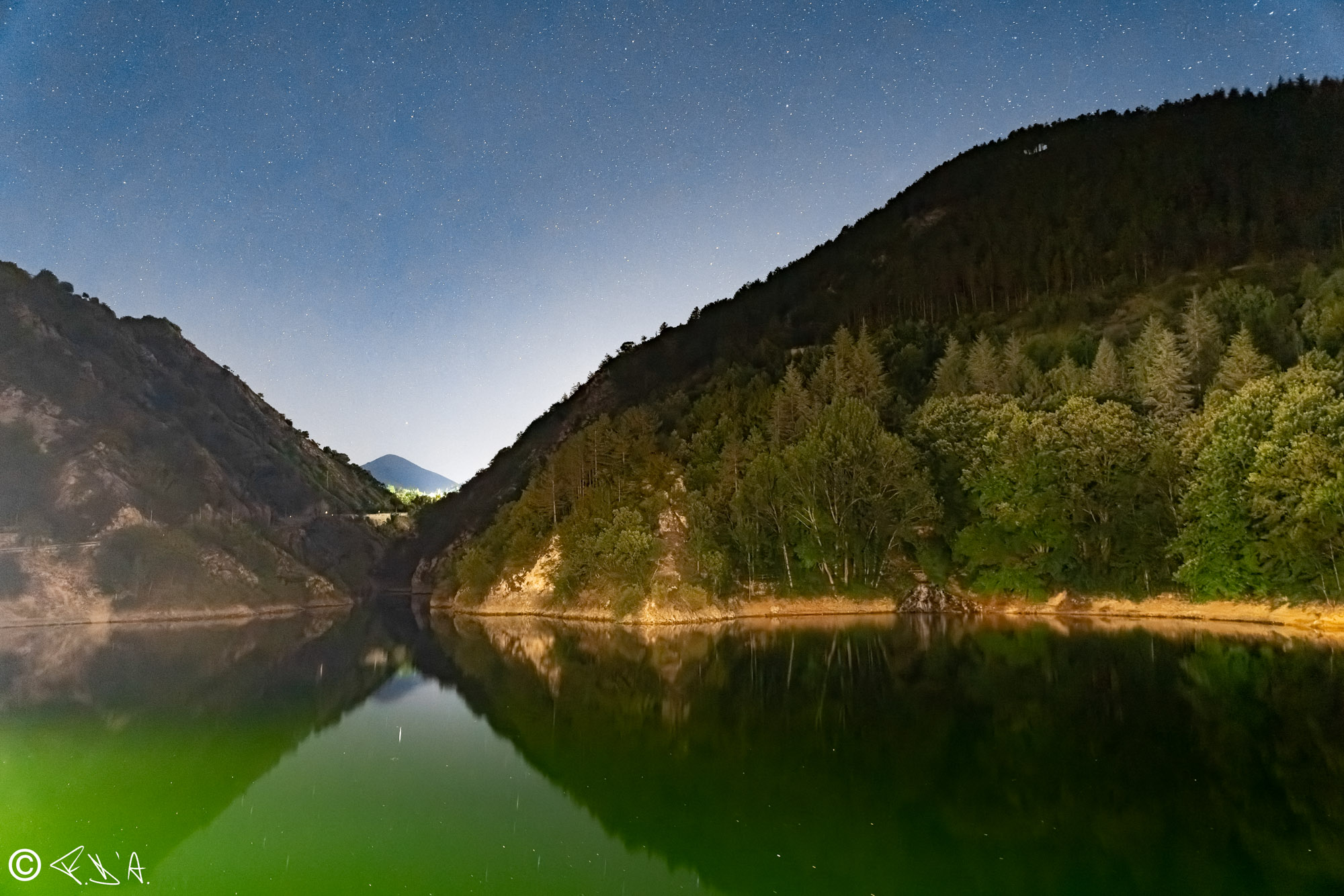 The sky on Lake San Domenico