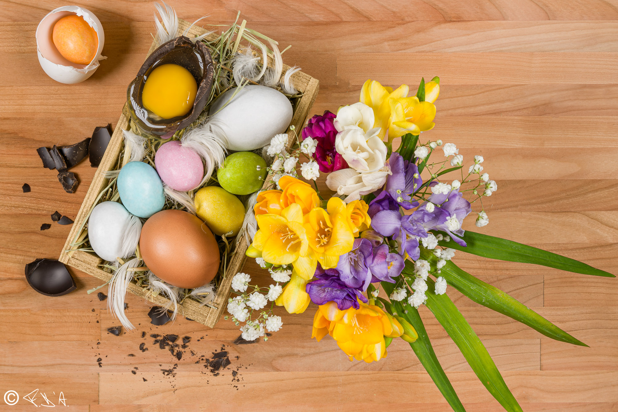 Hester Egg With Flowers