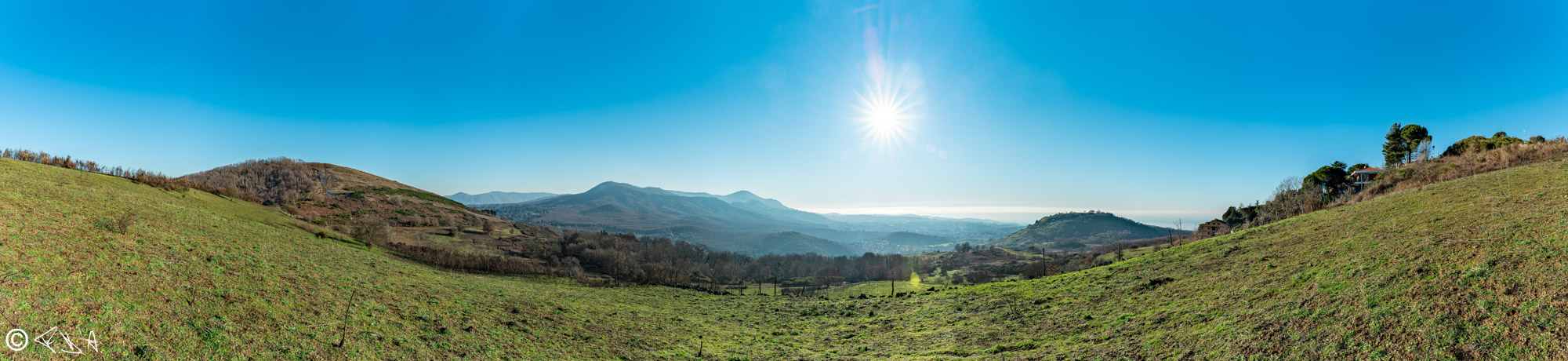 Asinelli Hill Panoramic (Monte Compatri)