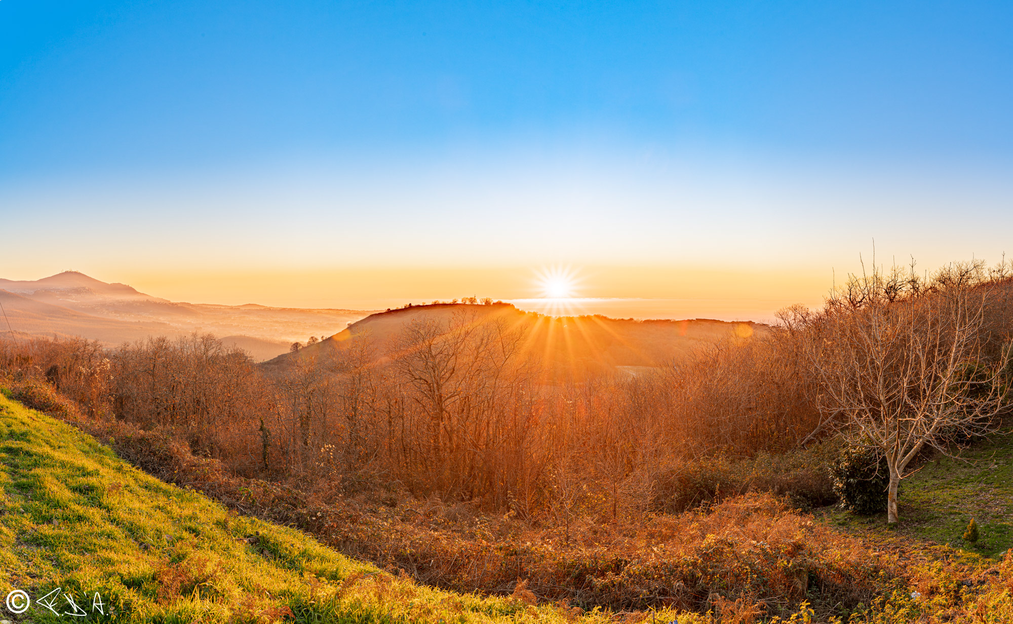 Tramonto dalla Collina degli Asinelli (Monte Compatri)