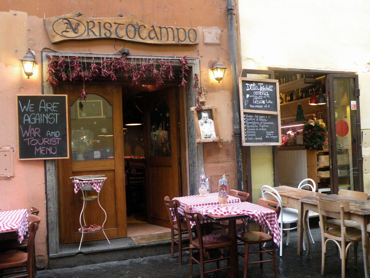 Typical restaurant Trastavere