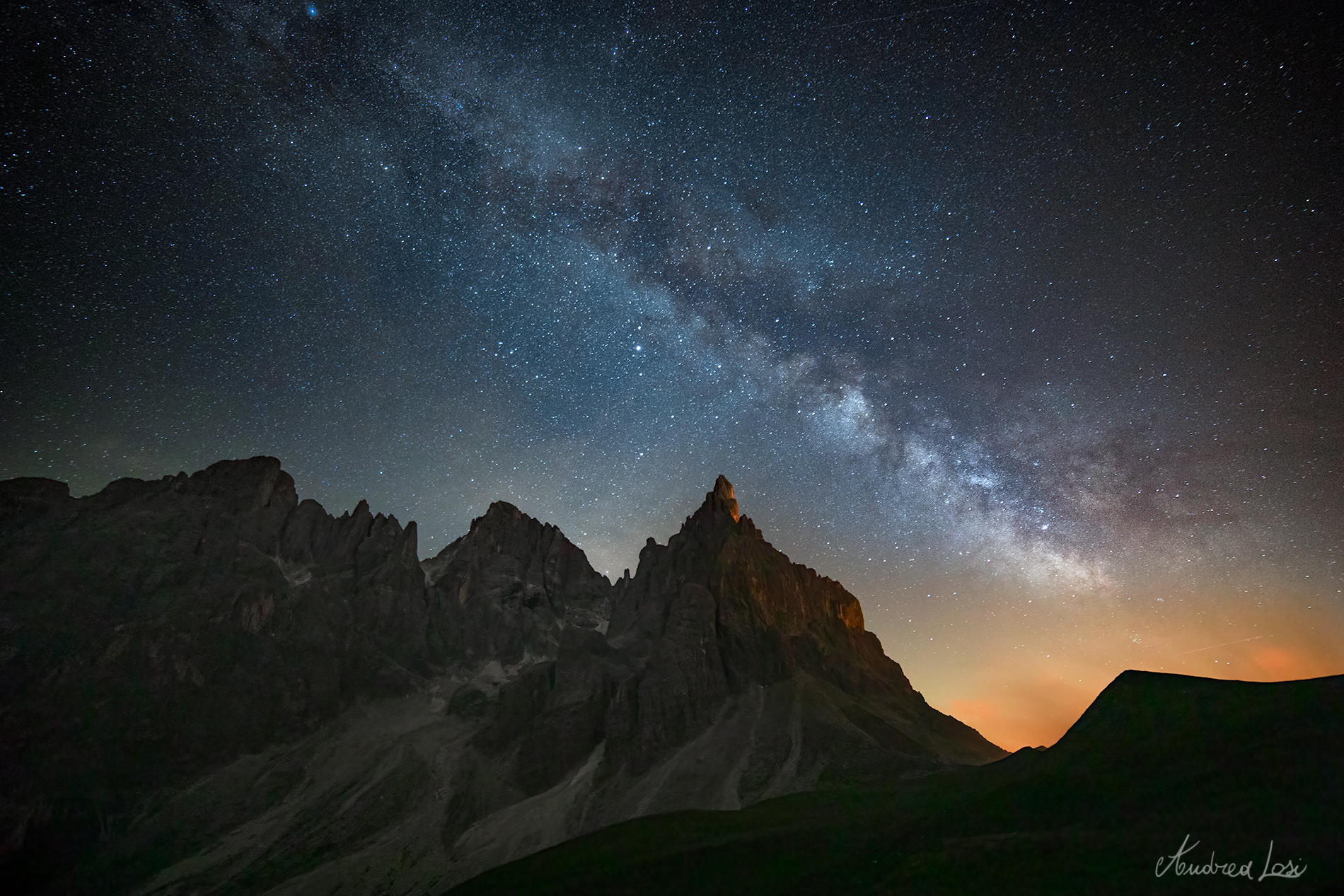 Night at the shovels of San Martino
