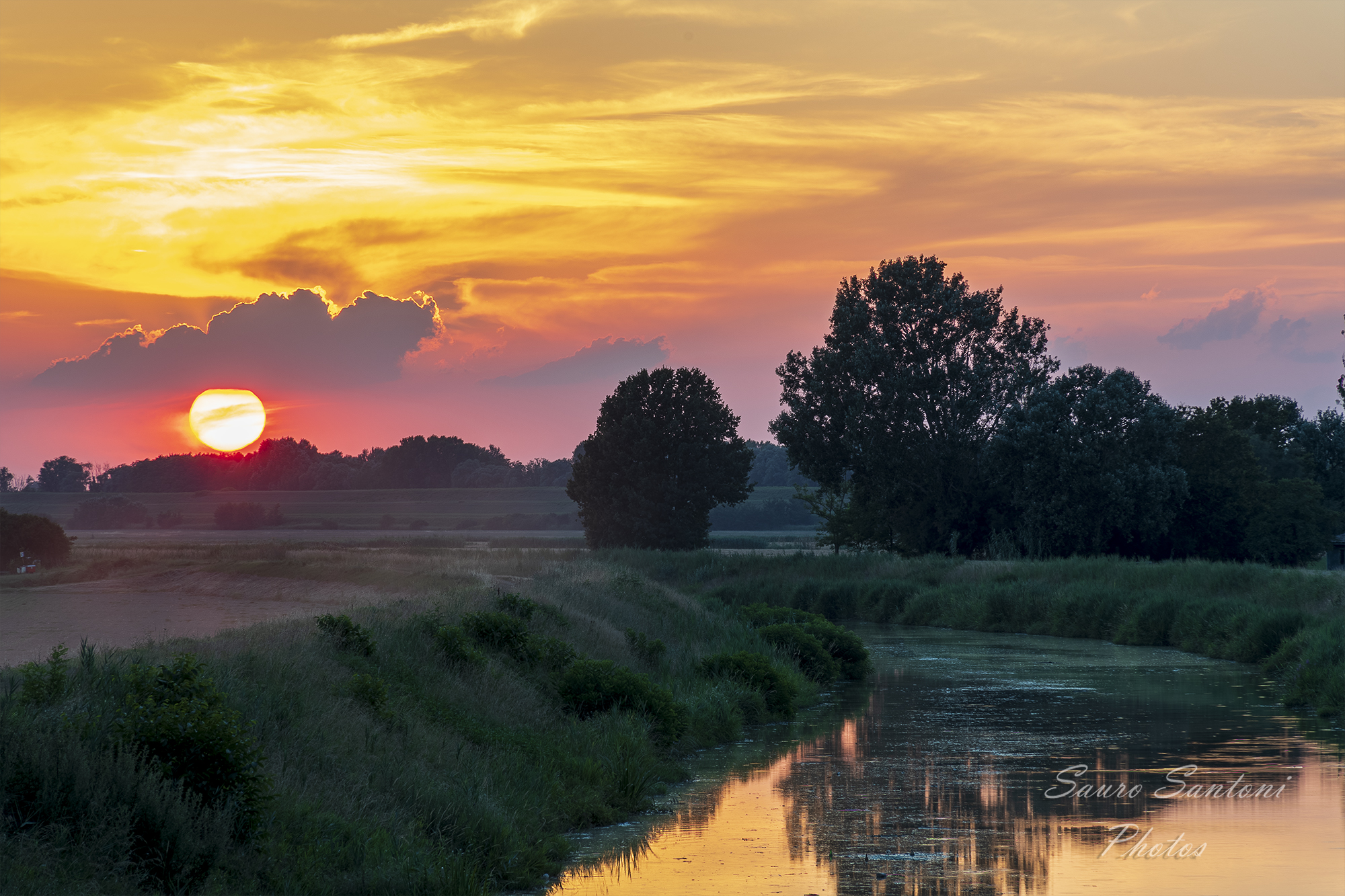 Sunset at Chiavicone