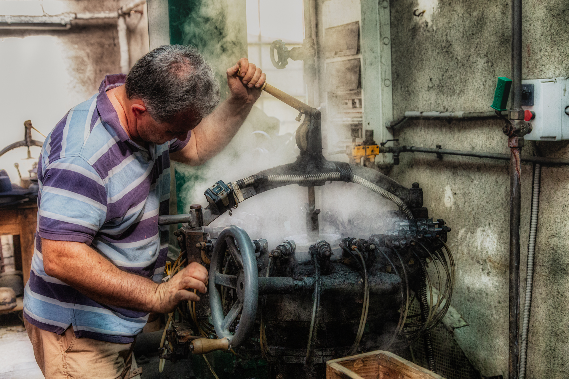 Hat factory: as it once was! Monza