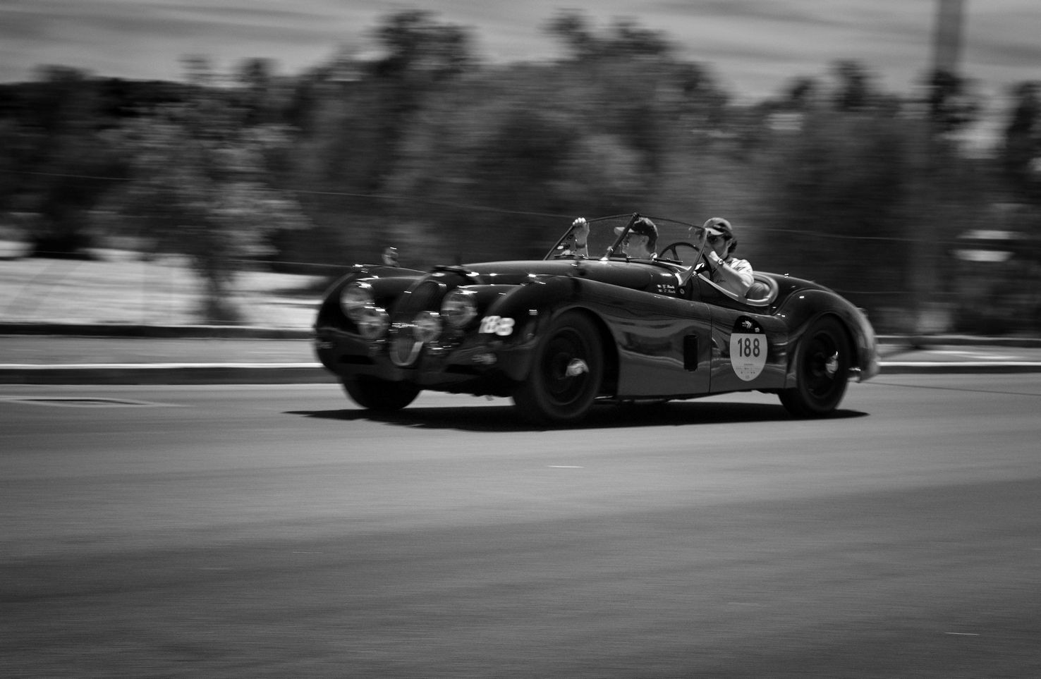Black and white panning