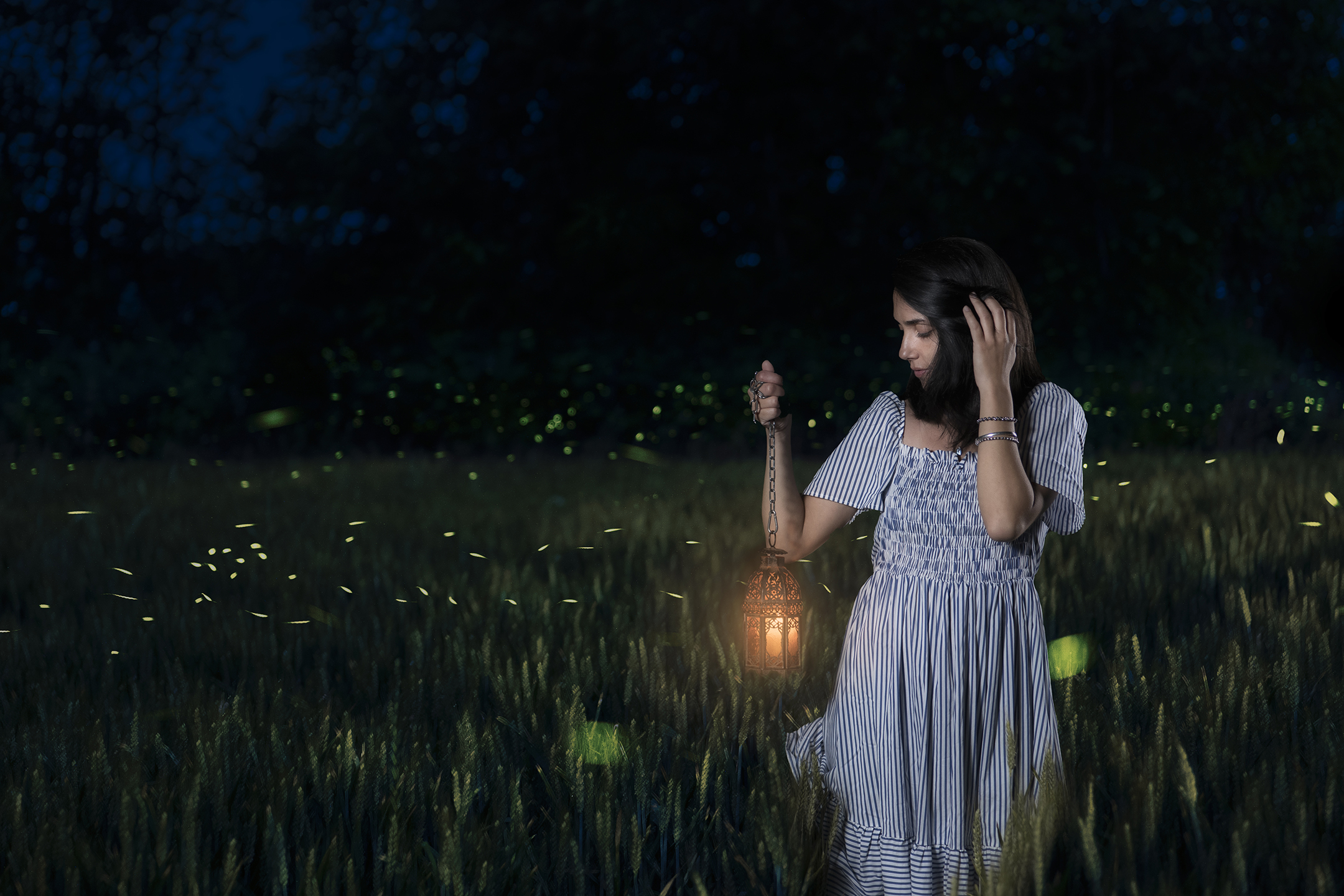 Ritratto con lucciole 3