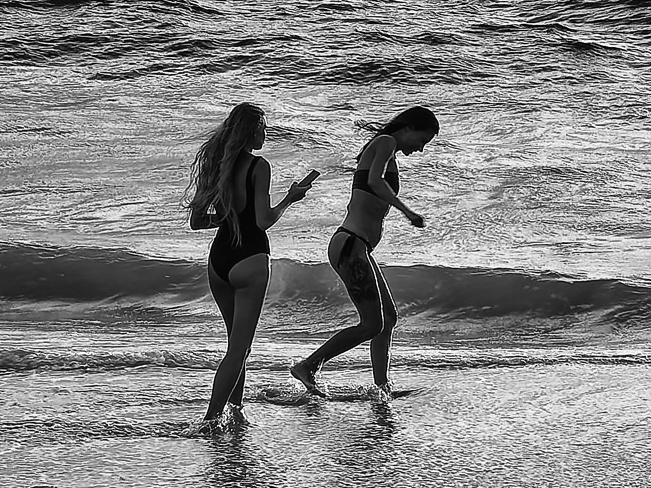 Girls on the beach