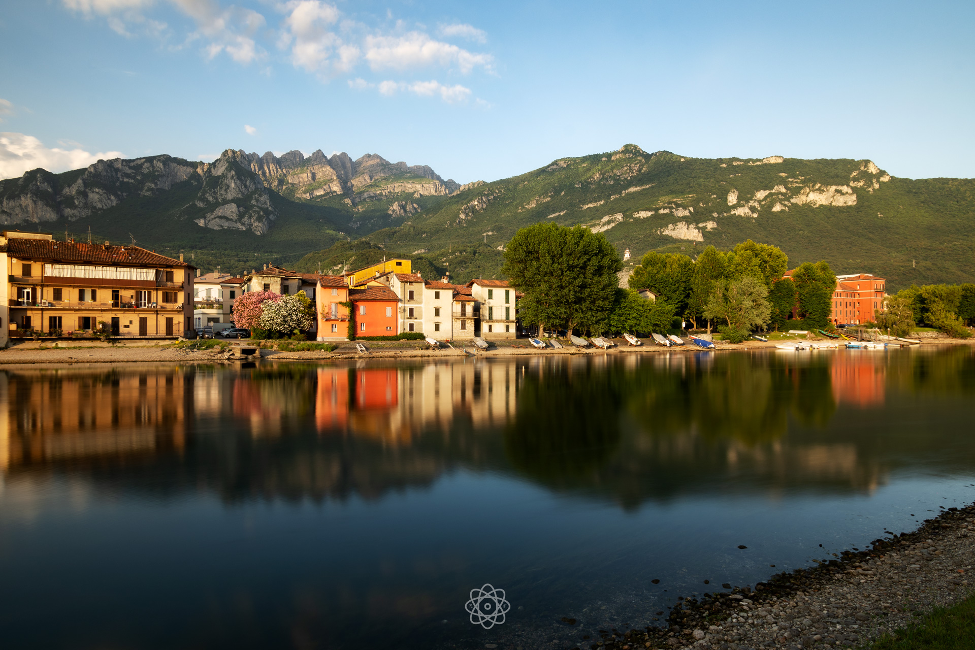 Pescarenico al tramonto