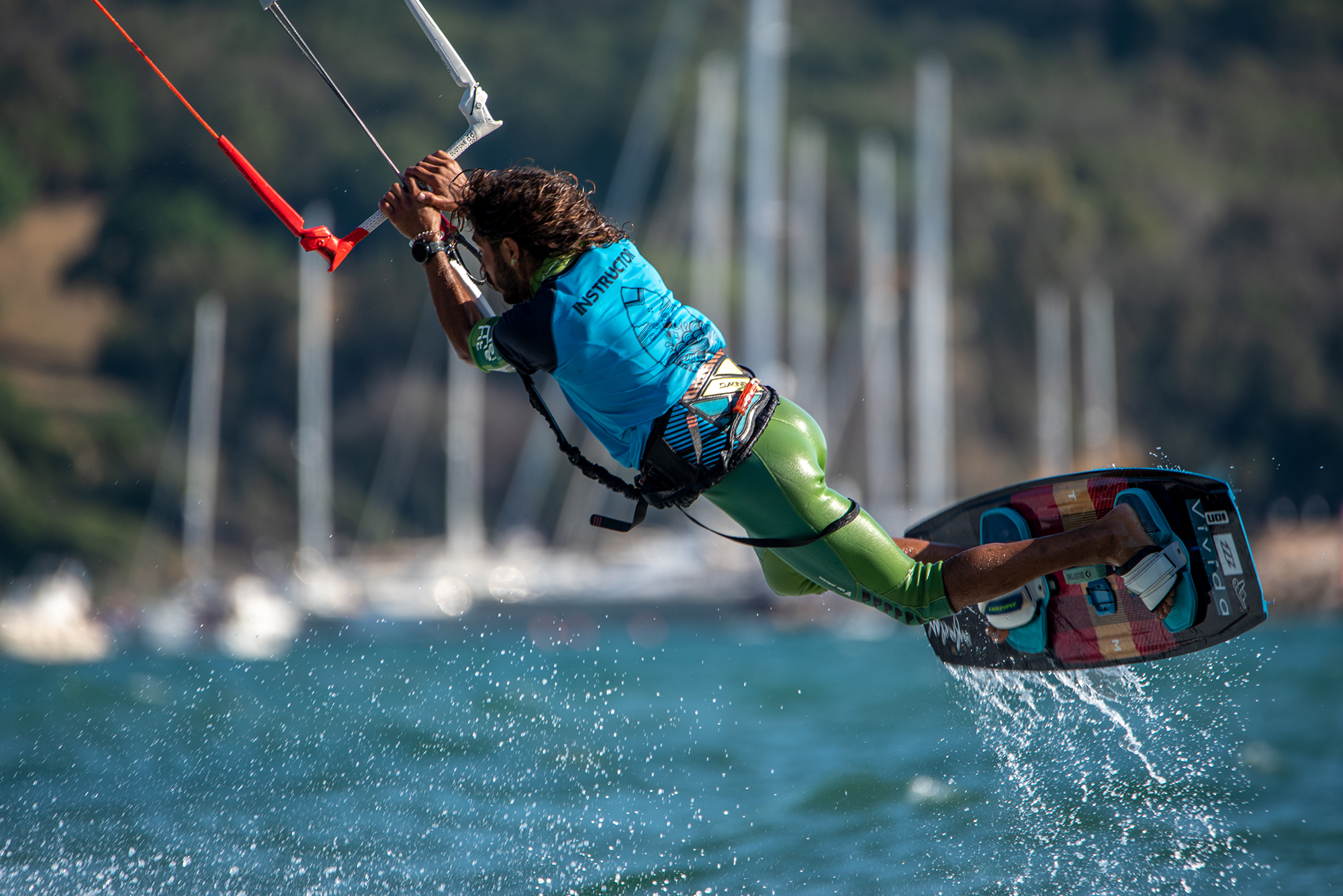Kite in the Gulf of Follonica.