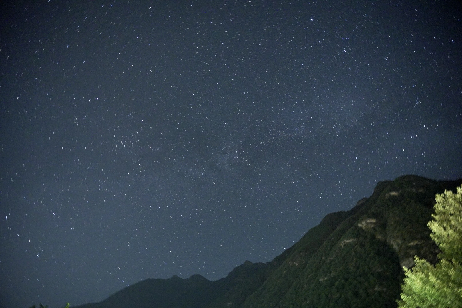 Via lattea dalle valli ossolane