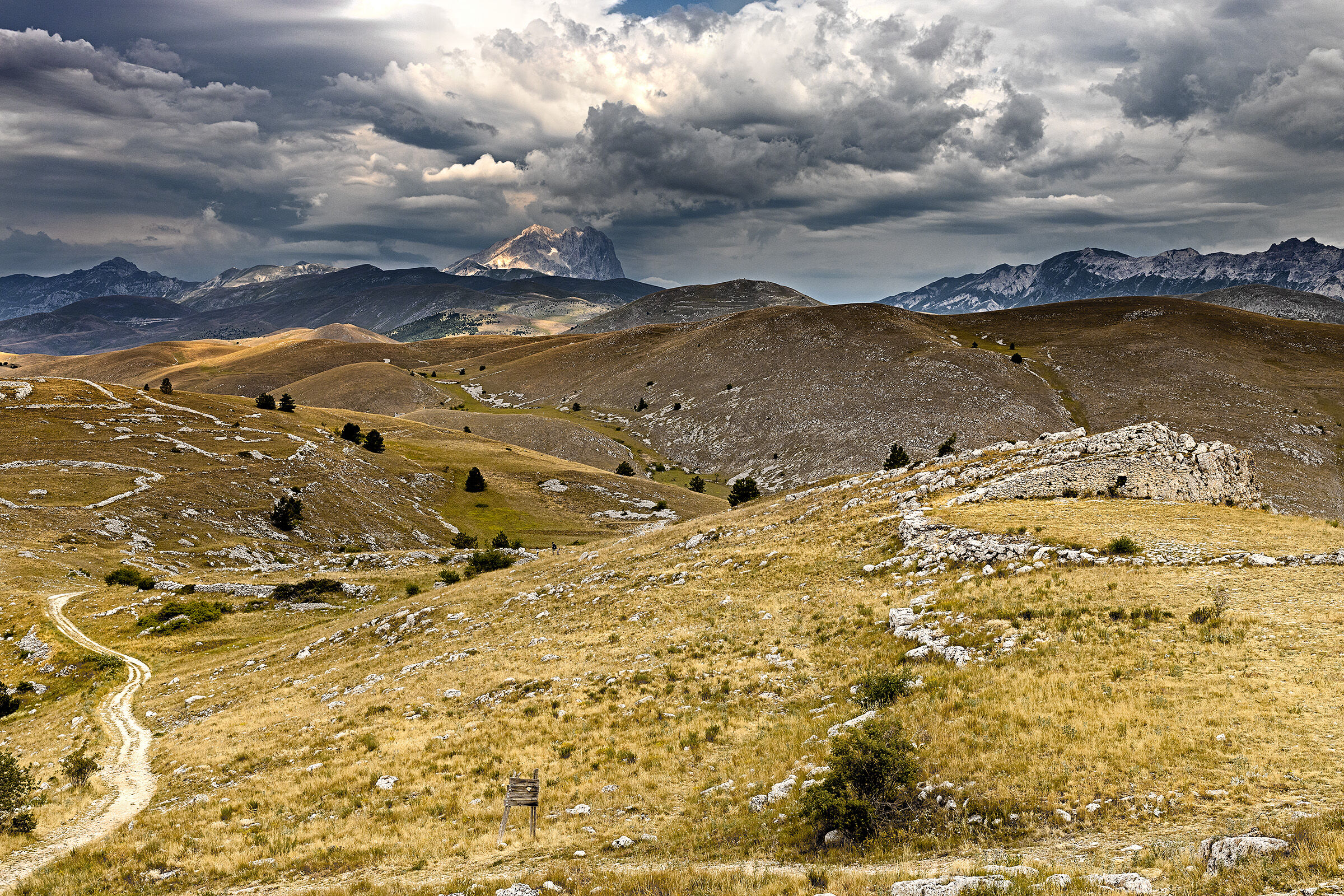 Campo Imperatore da Rocca Calascio