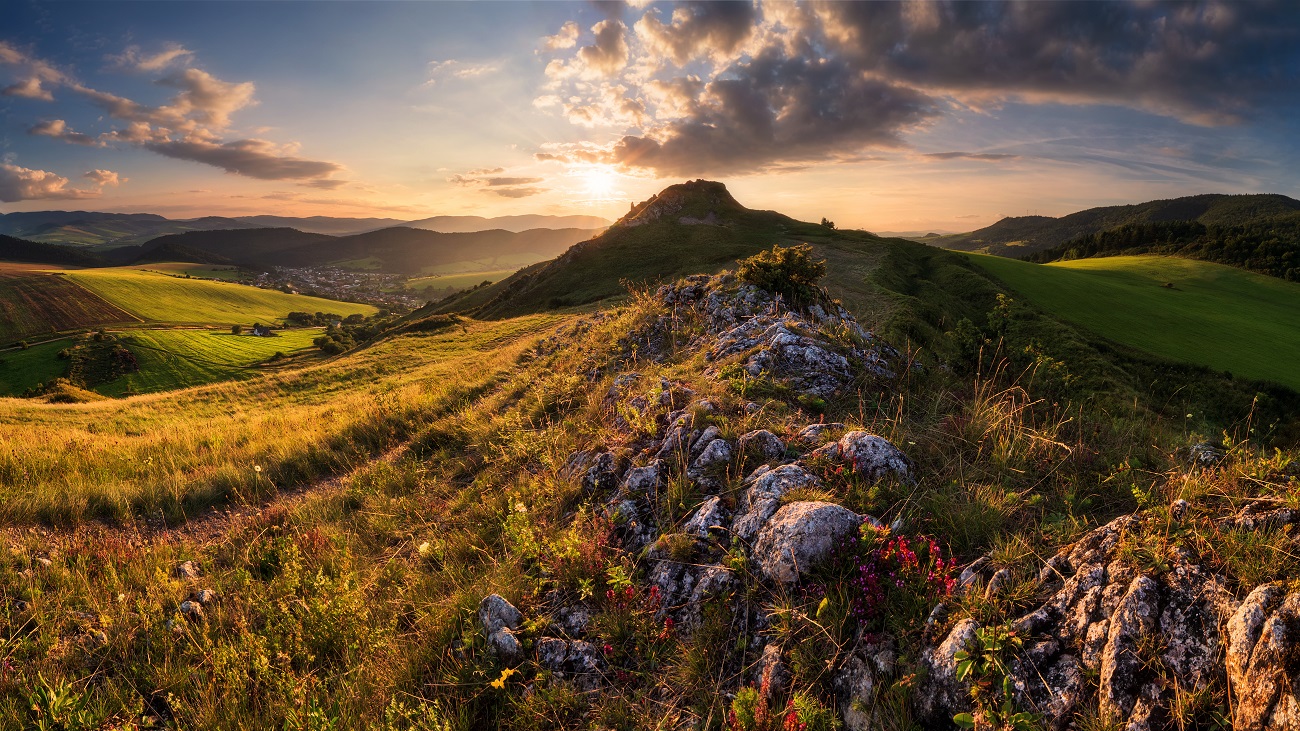 Last rays of the sun