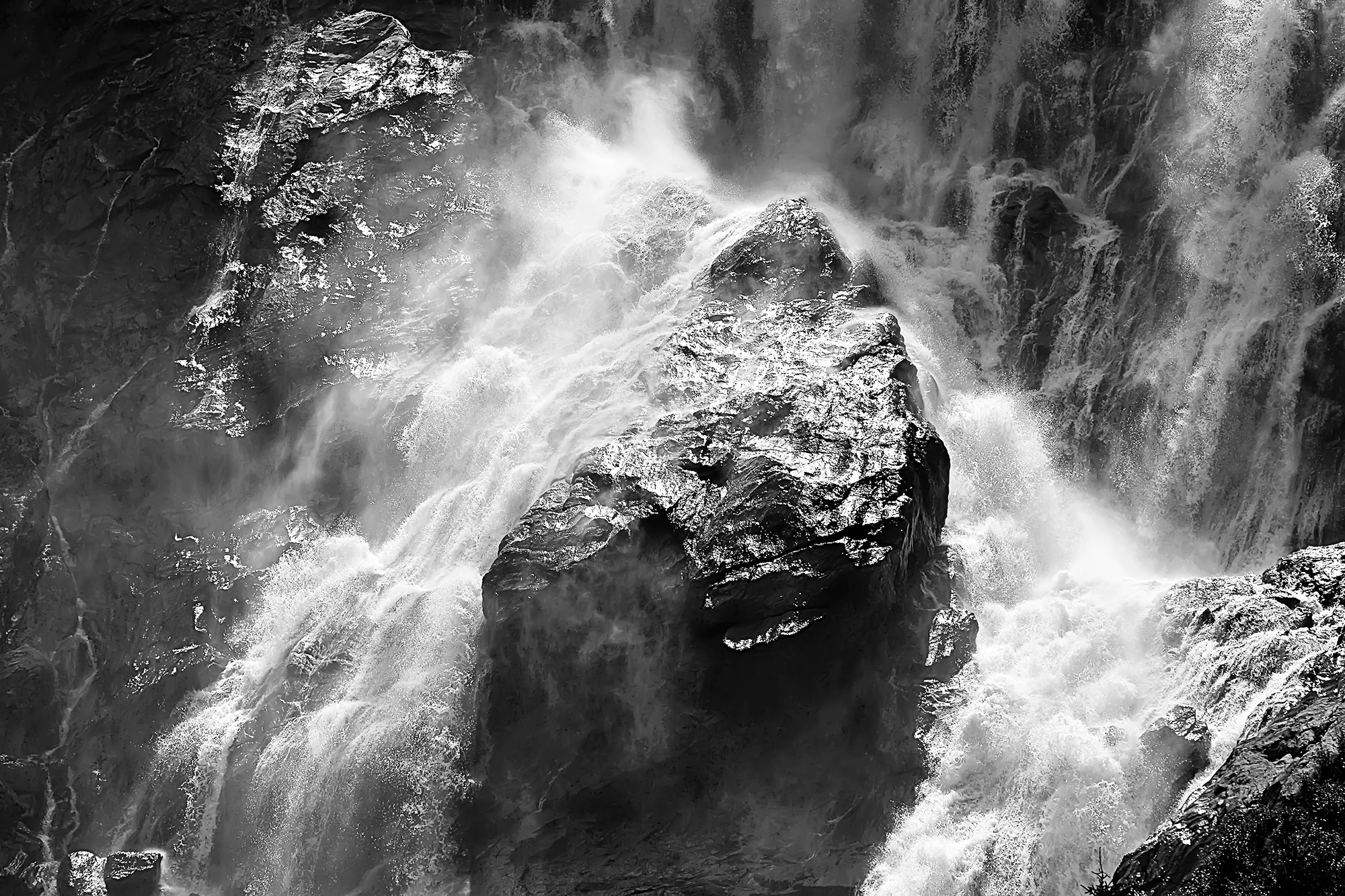 Stubaital Waterfall
