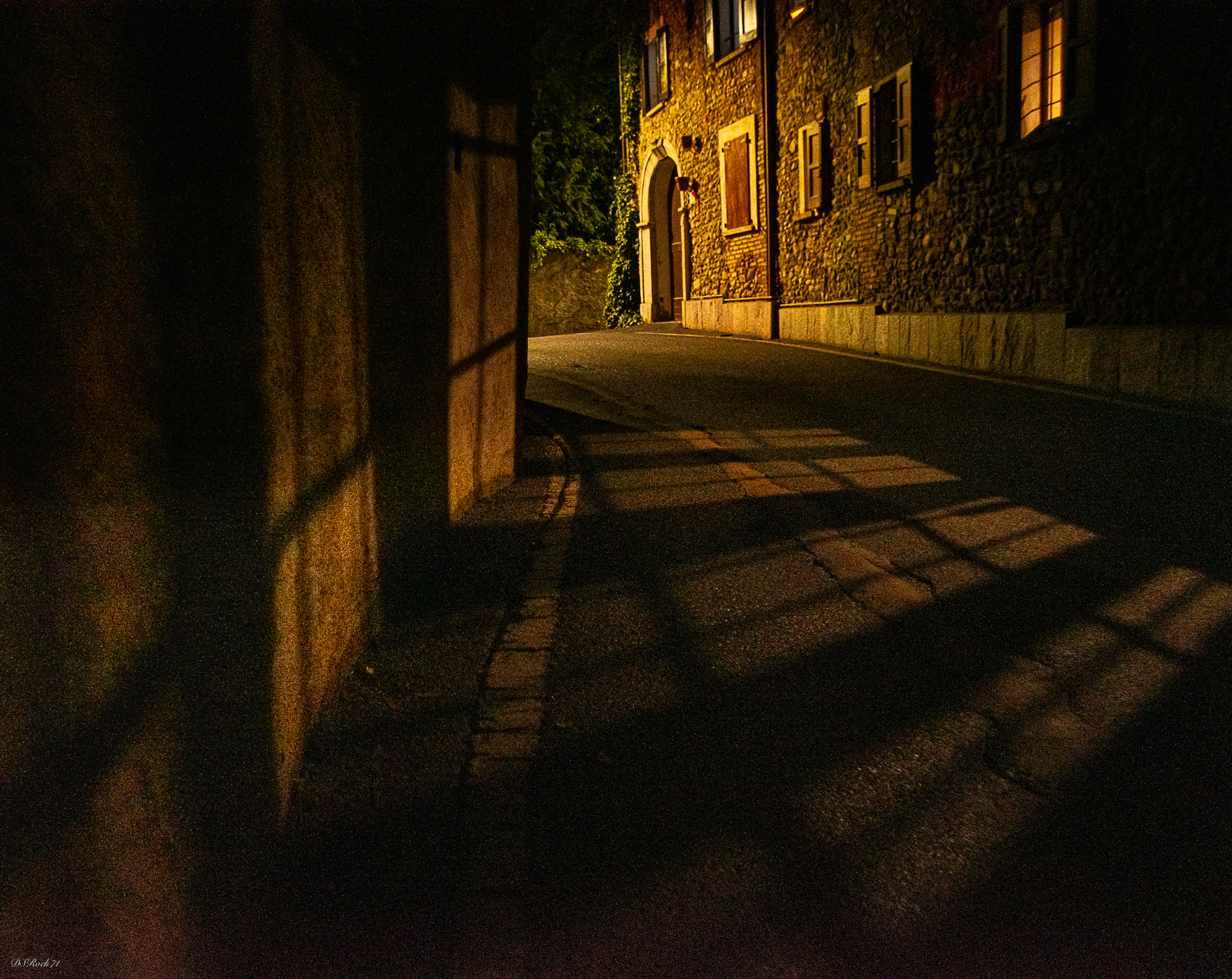 Streets (at night) and windows