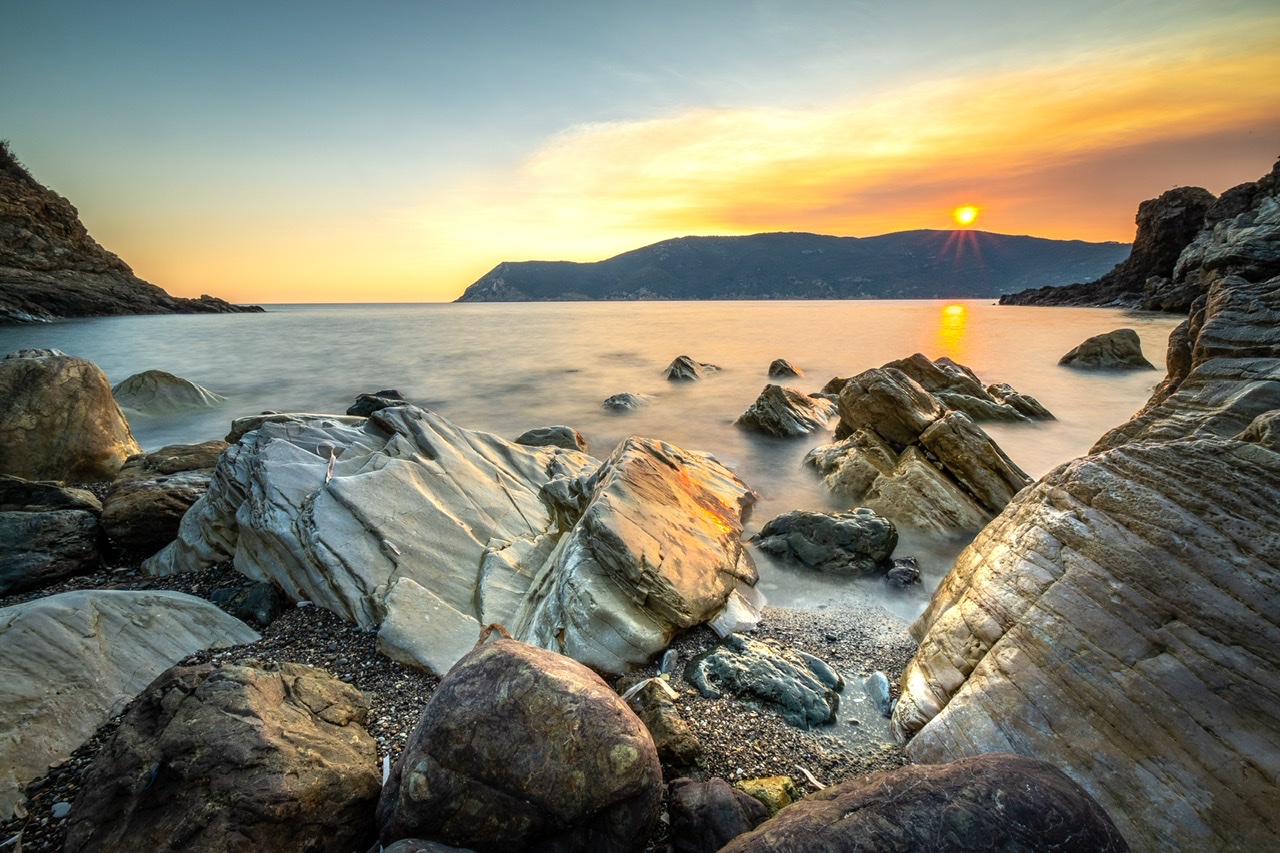 Sunset in Cala Chiara