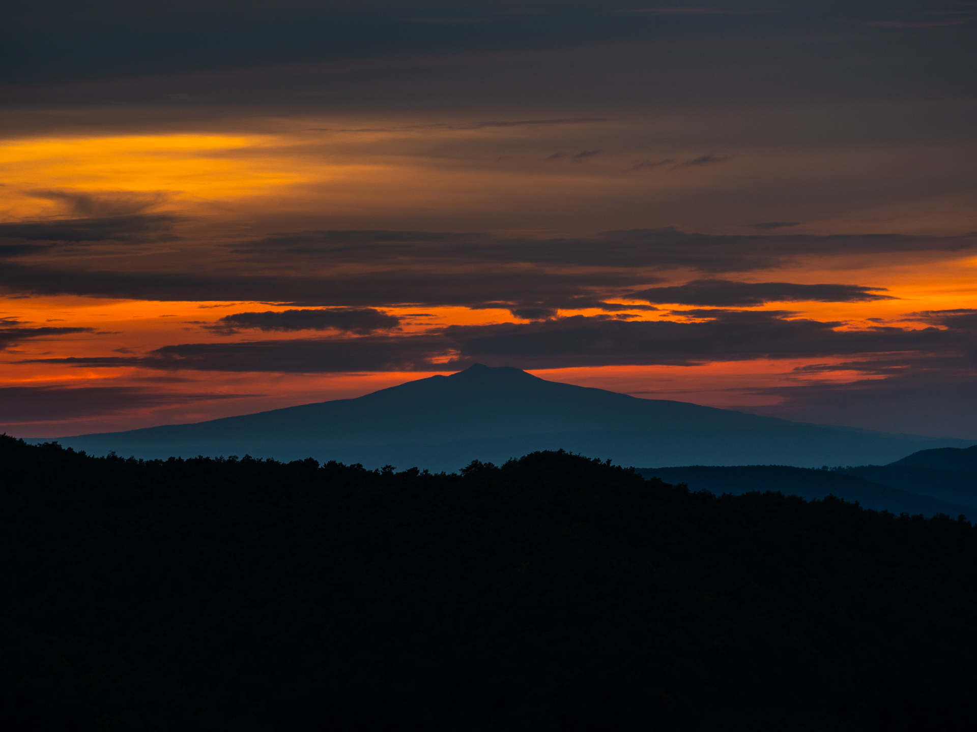 Monte Amiata seen from Umbria