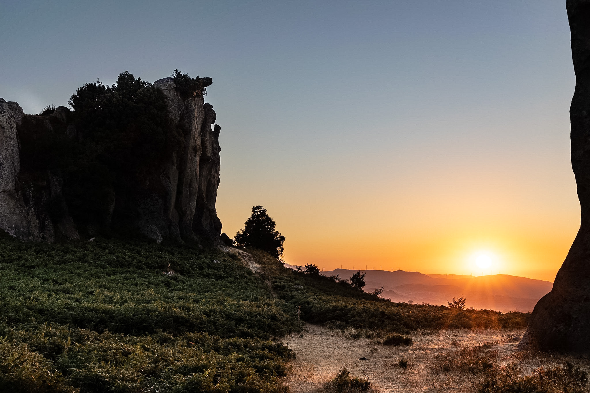 L'Orante al tramonto