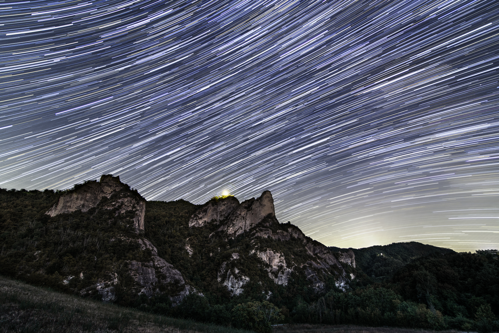 Startrail in Roccamalatina