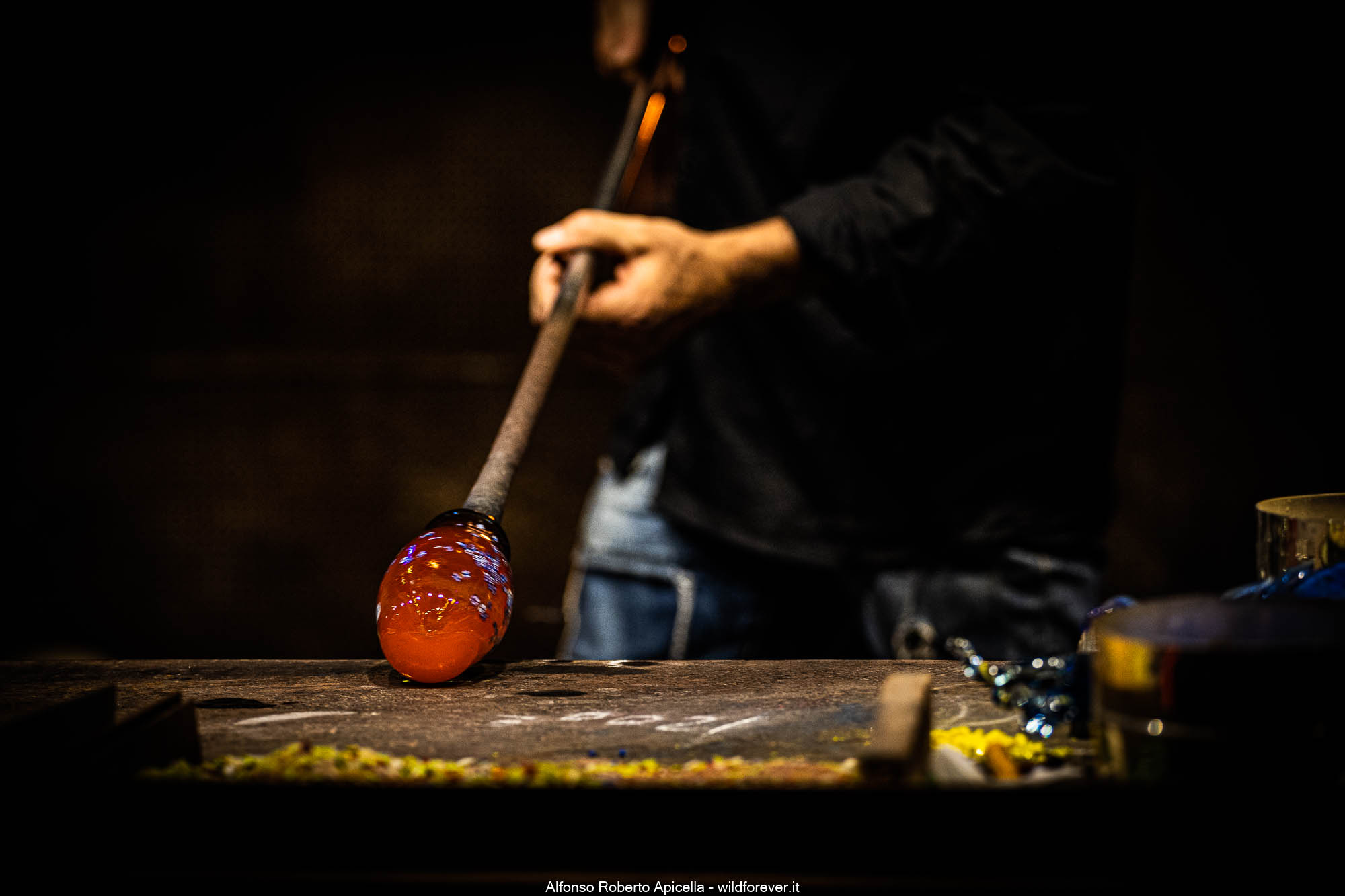 Artist at work - Murano