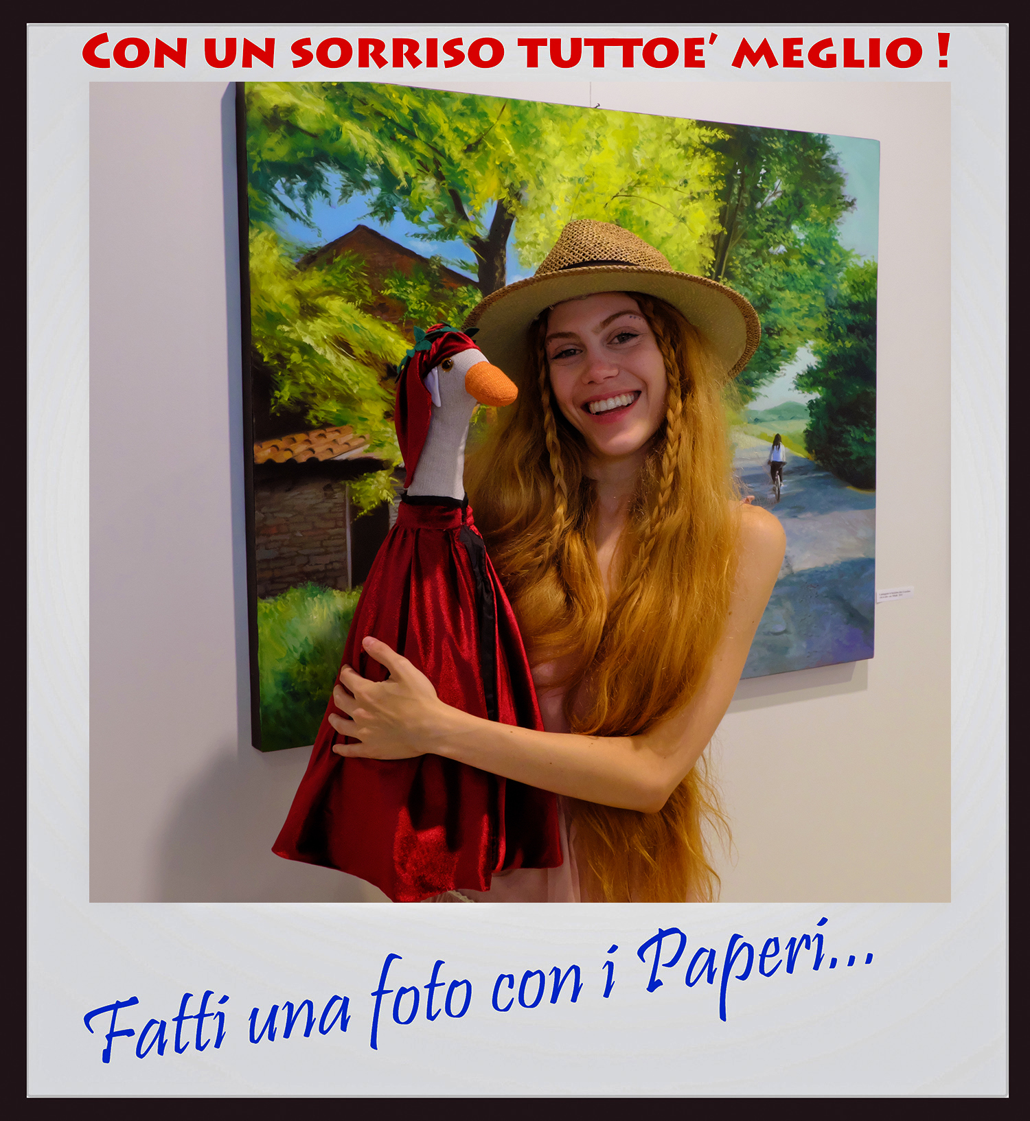 #fattiunafotoconipaperi (con l'amica Asia)