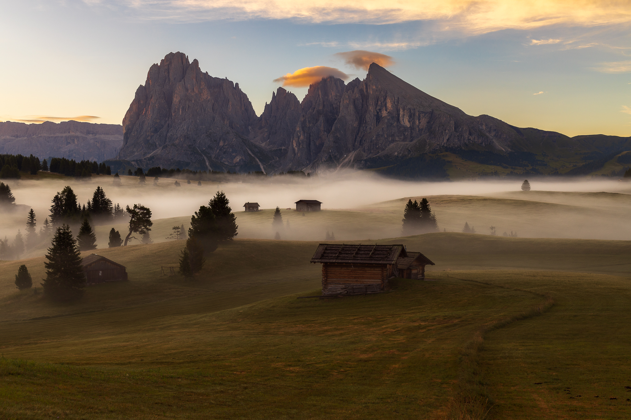 Le prime luci sulle cime