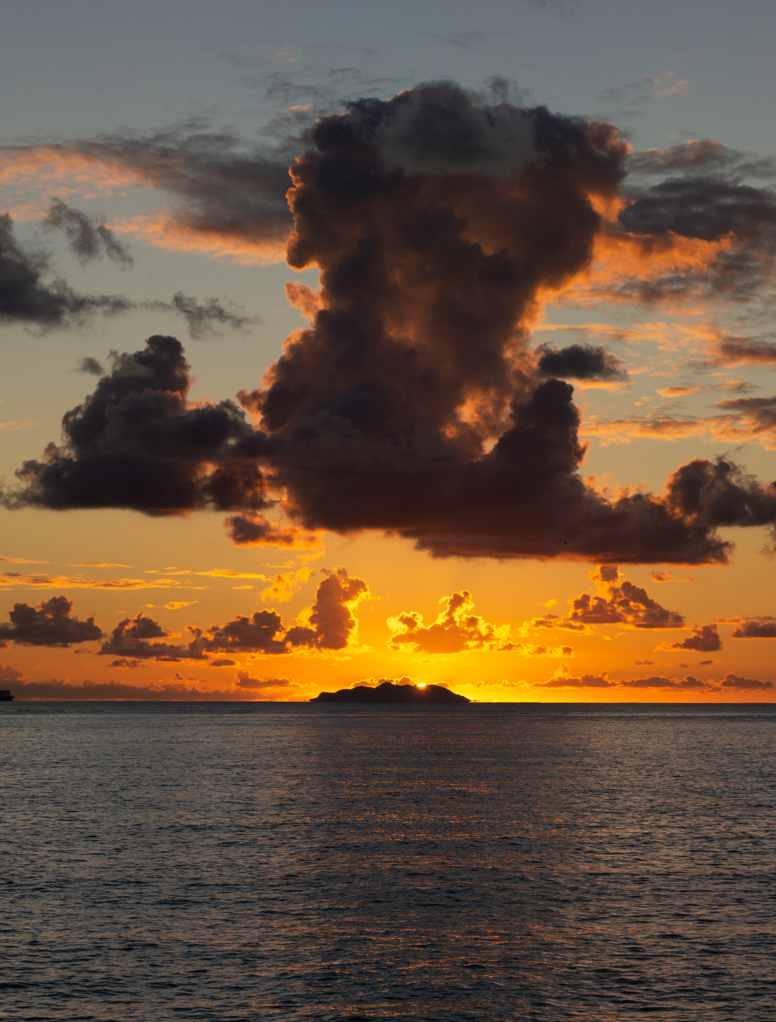 The Gorgona at sunset