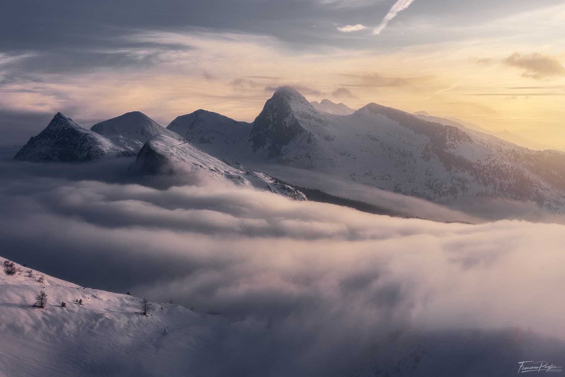 Above the clouds
