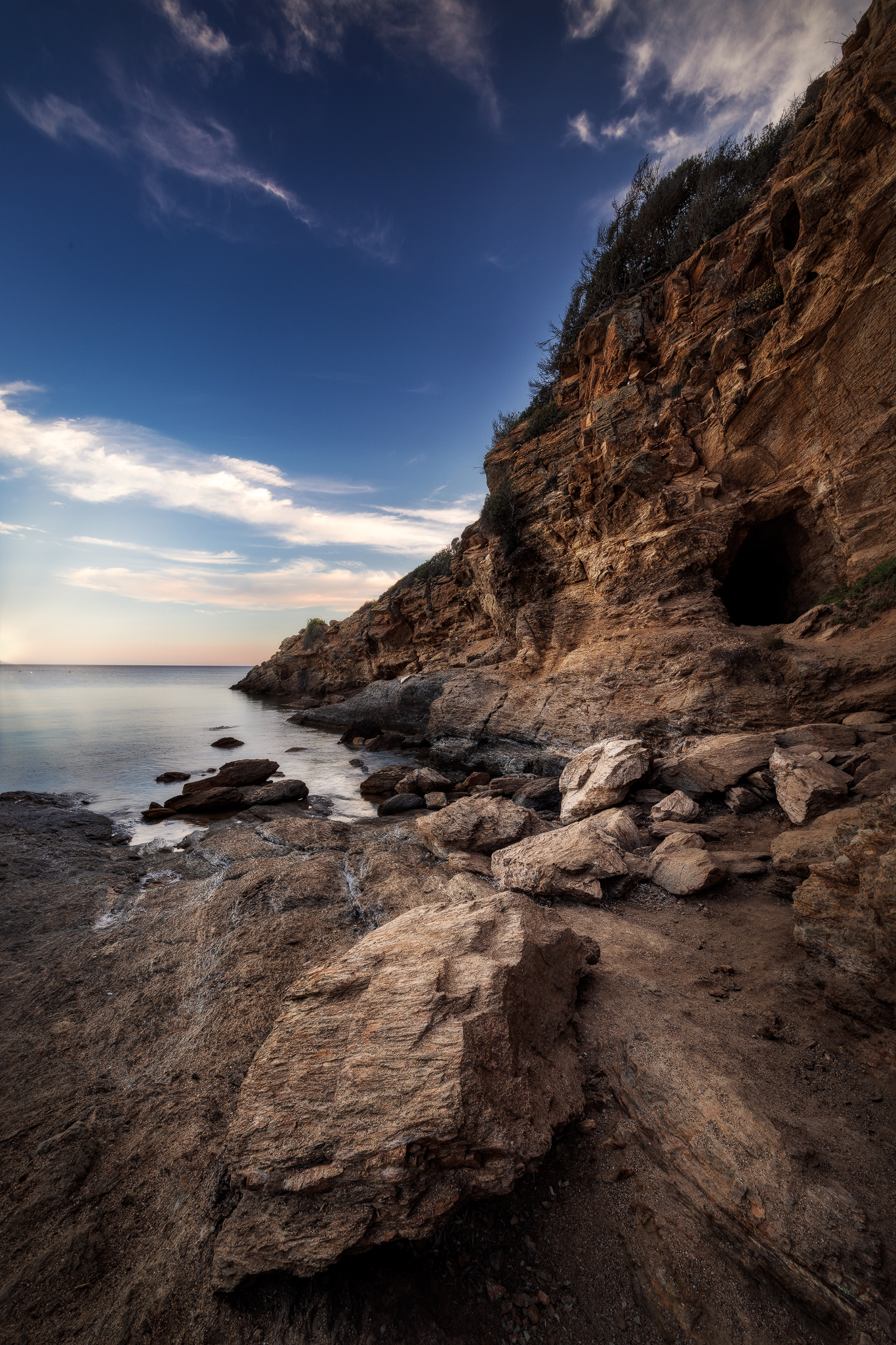 Elba, artificial tunnel of the Second World War